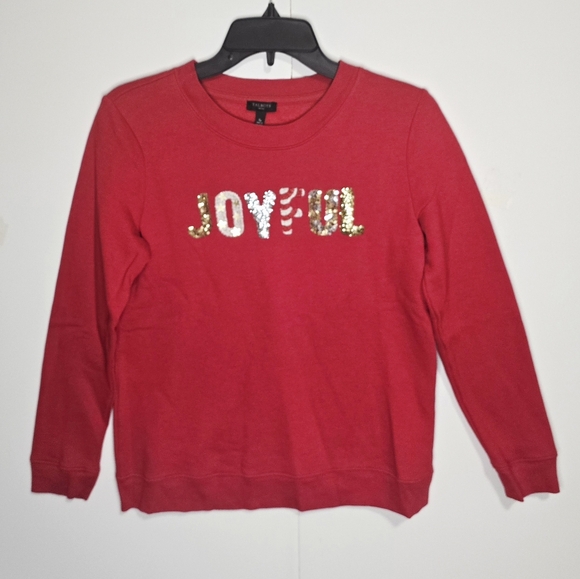 Talbots Joyful Sweatshirt size SP - Picture 2 of 7
